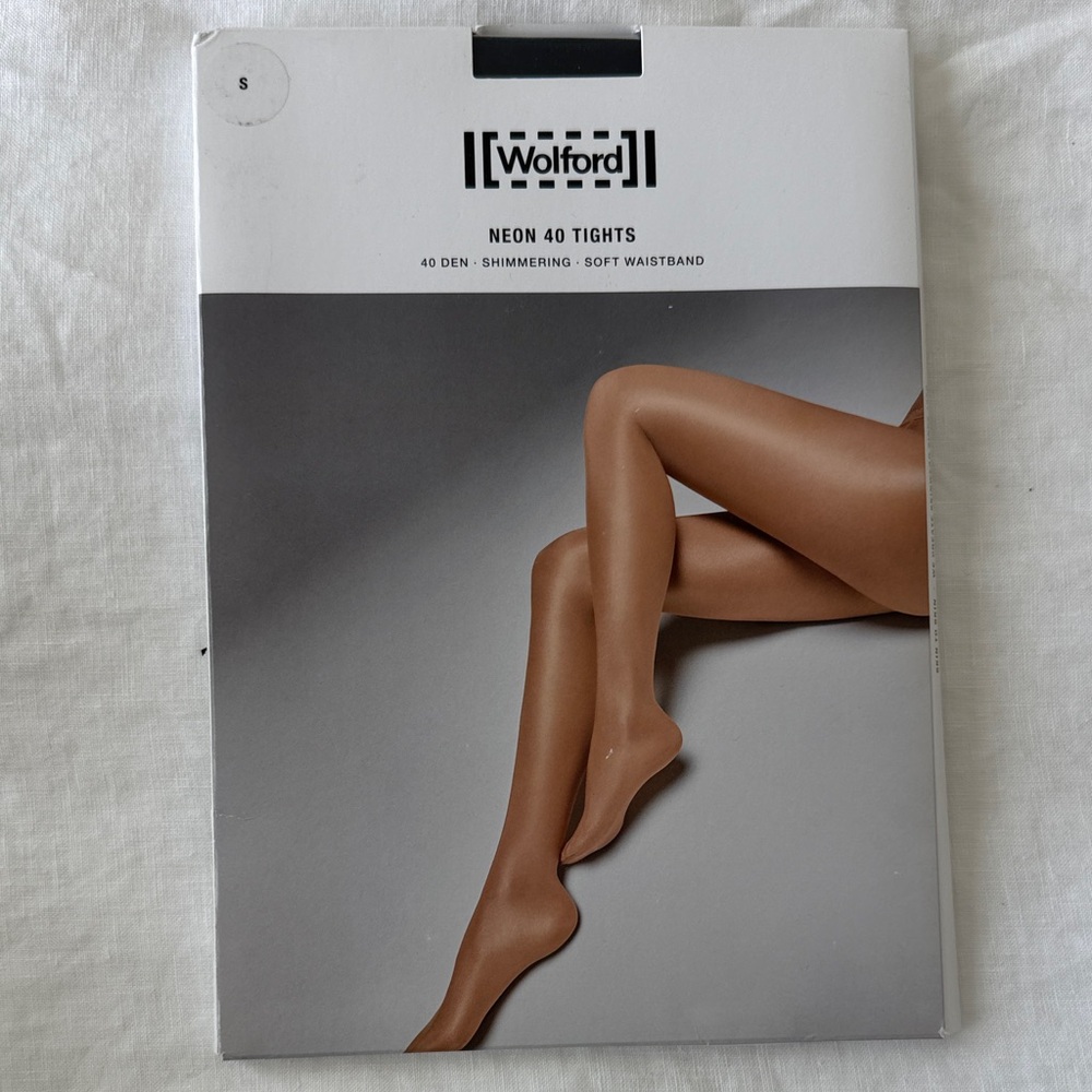 Wolford Neon 40 Tights in Tan Small